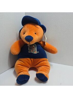 Detroit Tigers MLB genuine merchandise stuffed bear plush toy. 